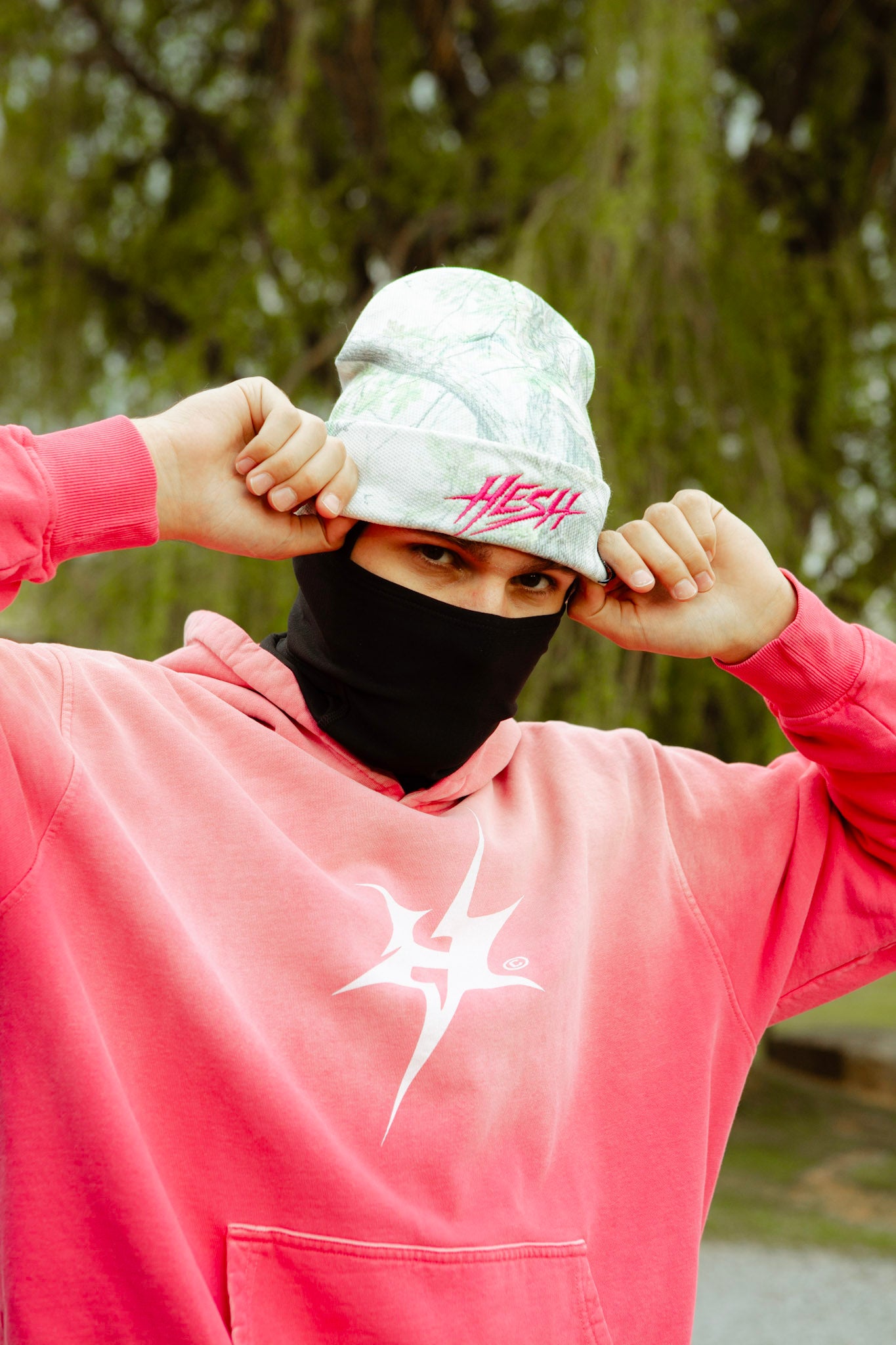 Limited Embroidered Birch Camo Beanies