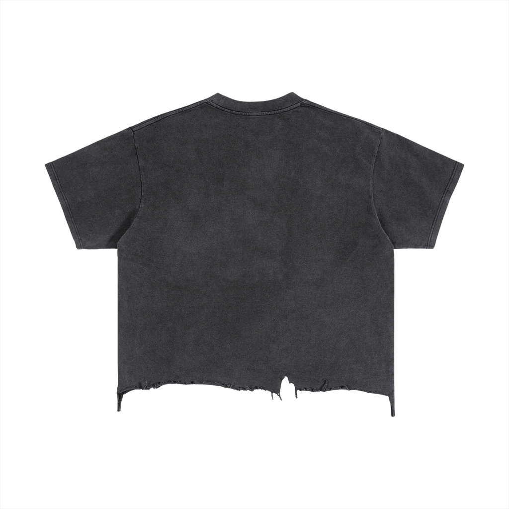 Viper Vintage Washed Tee – Distressed Hem
