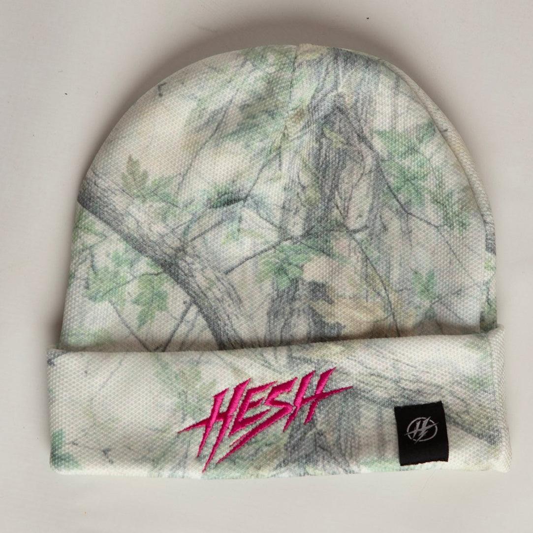 Limited Embroidered Birch Camo Beanies
