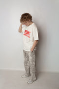 White "Built For The Ride" Tee